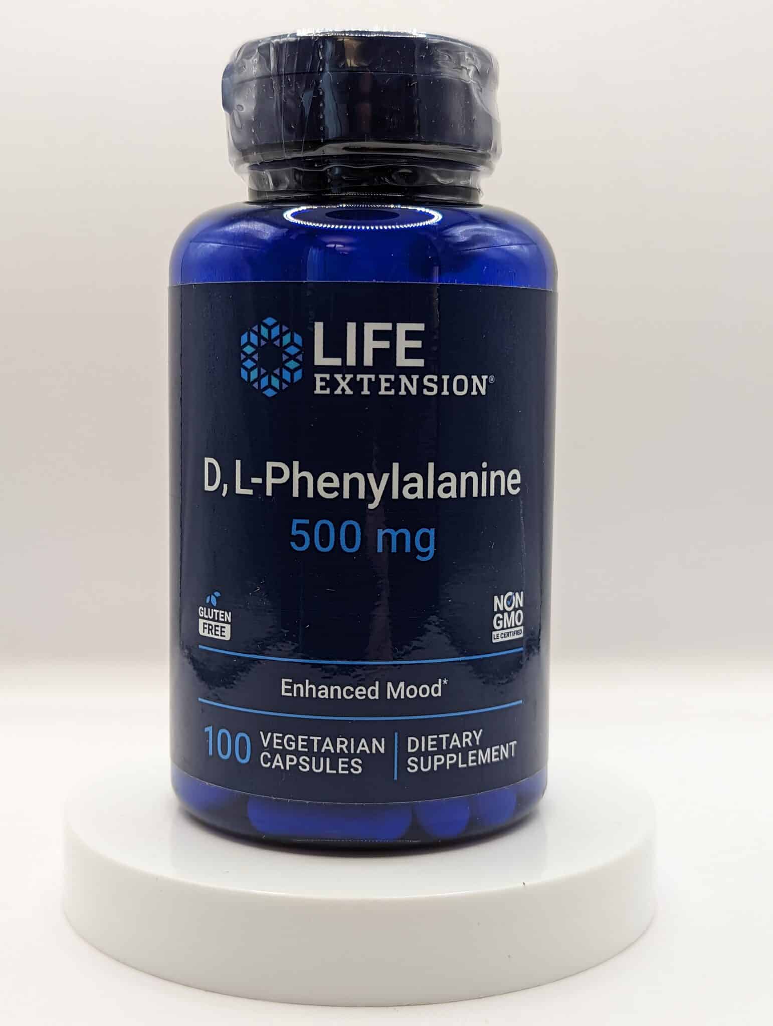 D, L-Phenylalanine 500mg 100 capsules