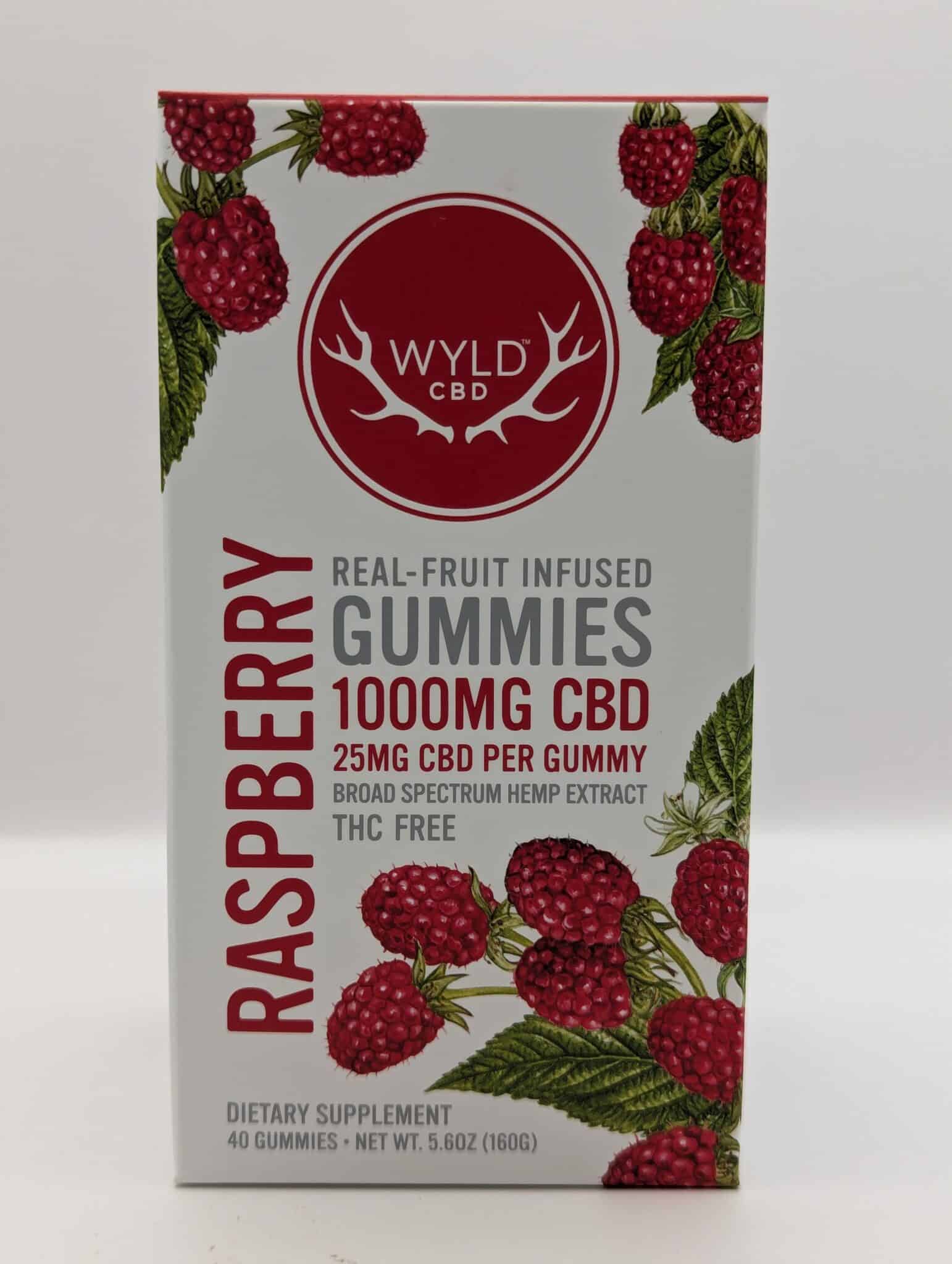 Raspberry gummies front
