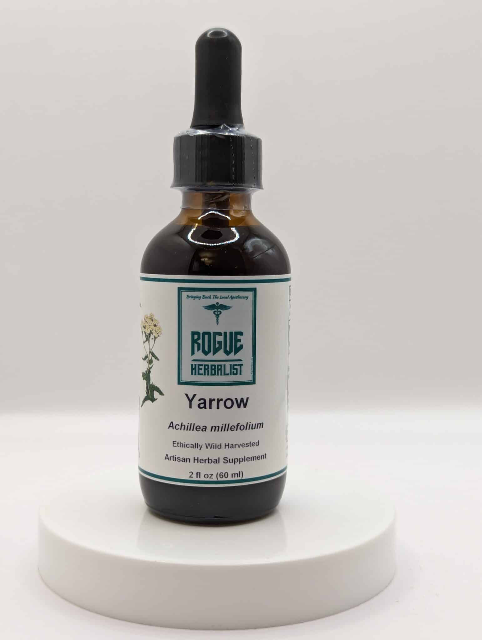 Yarrow Tincture, Wild Harvested, 2oz.