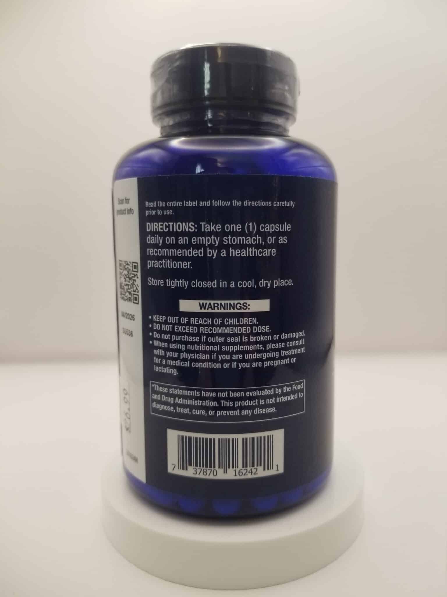 L-Arginine warning label