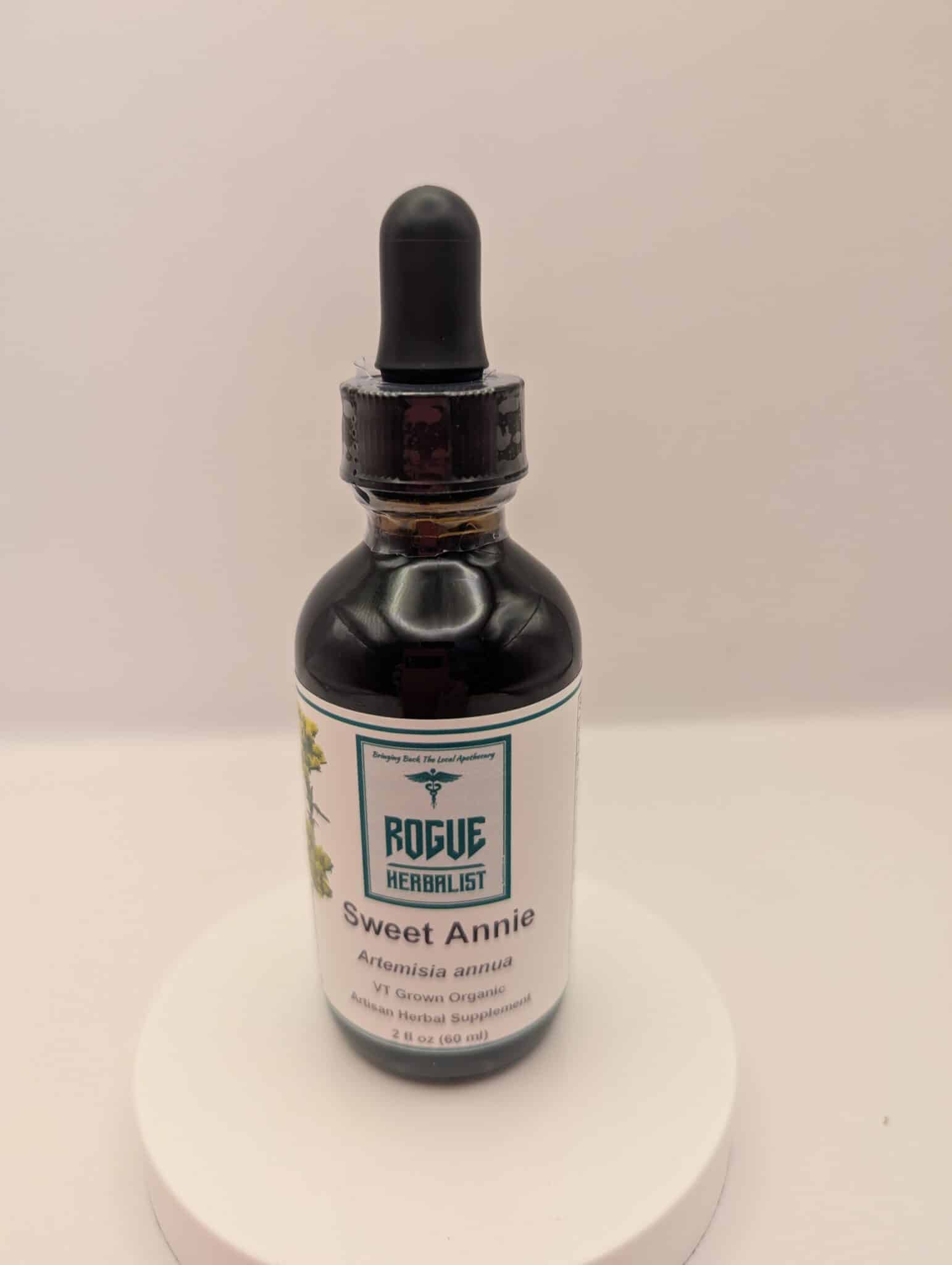 Sweet Annie Tincture 2oz – Vermont-grown Artemisia annua herbal extract in cane alcohol and maple water
