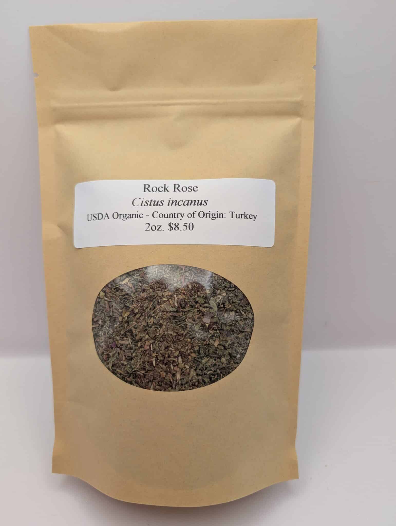 Rock Rose loose herb Cistus incanus dried tea leaves in bulk