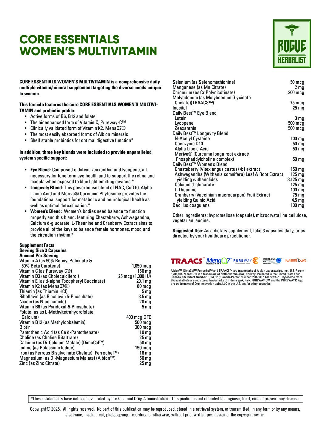 Core Essentials Women's Multivitamin - Image 4