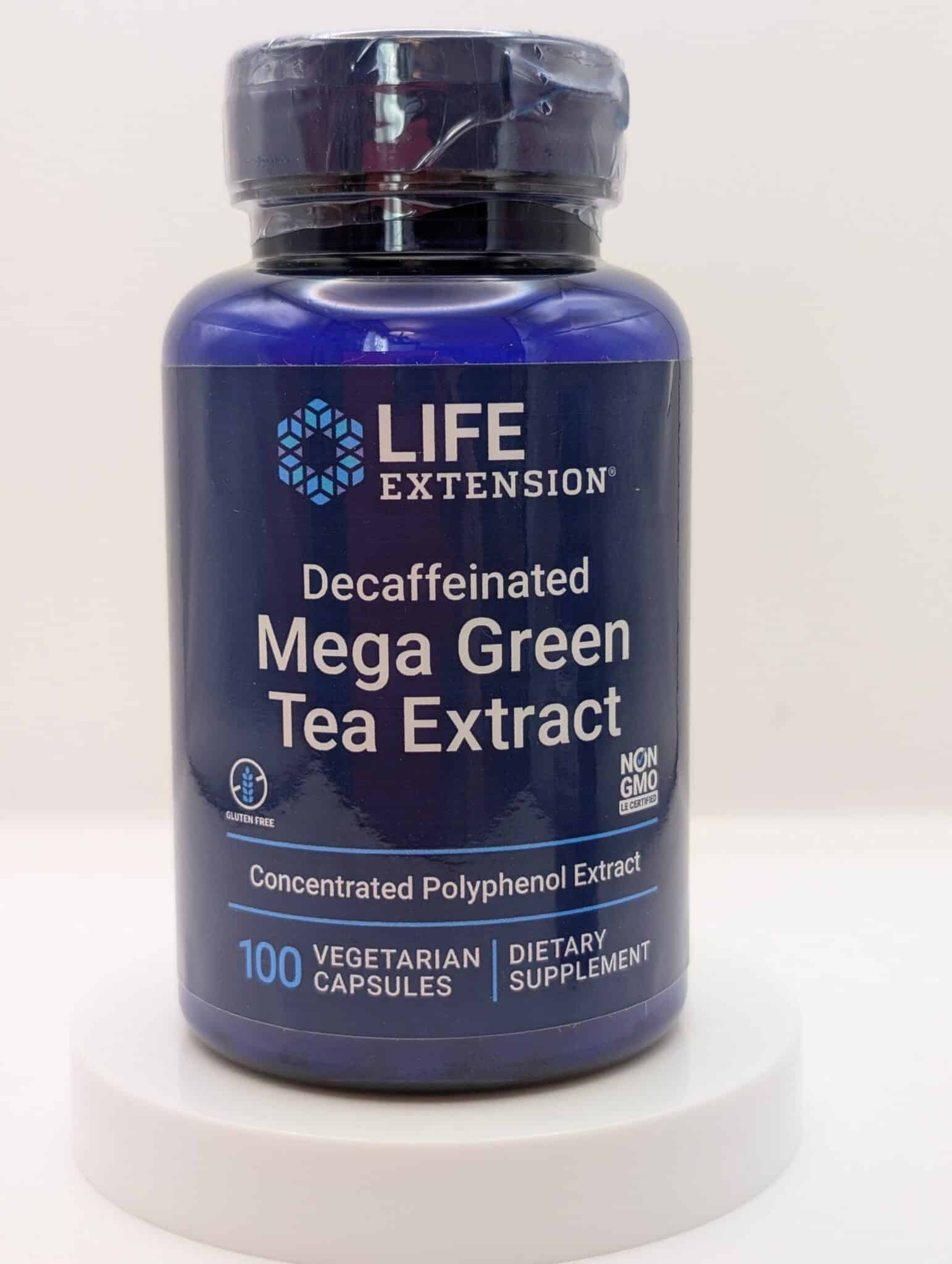 Mega Green Tea Extract Capsules by Life Extension – 725 mg – 100 Count