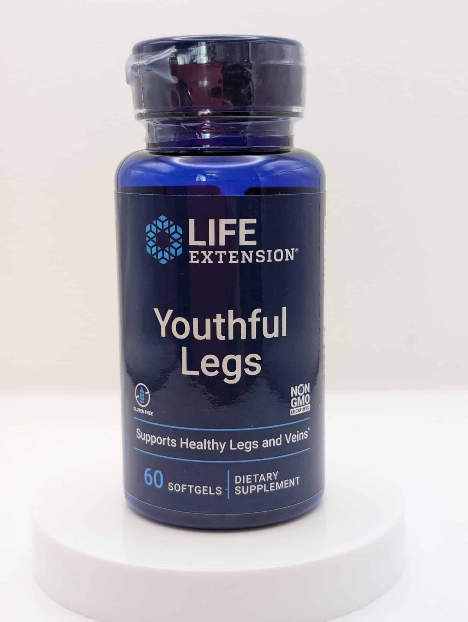 Youthful Legs Softgels by Life Extension – 500 mg – 60 Count