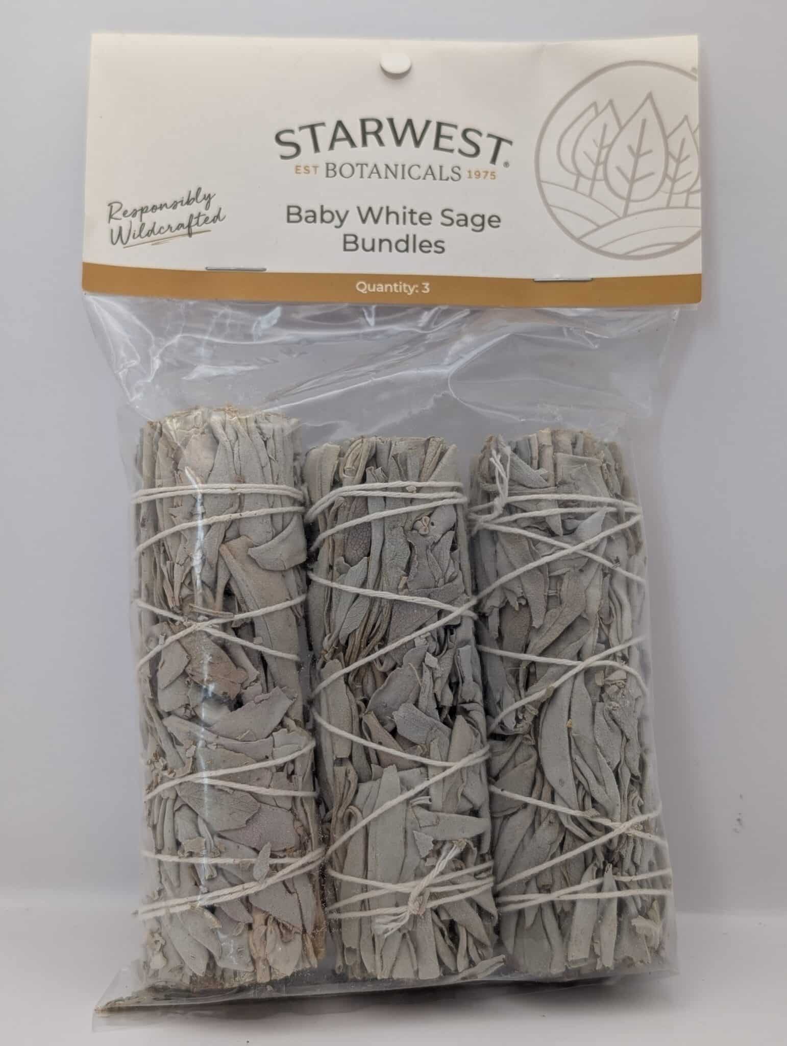 White Sage Bundles, Small – 3 Pack