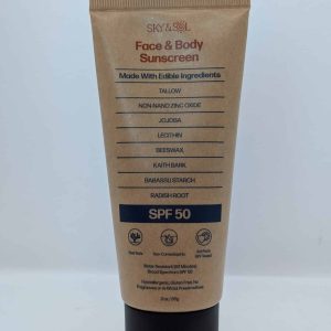 Sky and Sol Face & Body Sunscreen SPF 50