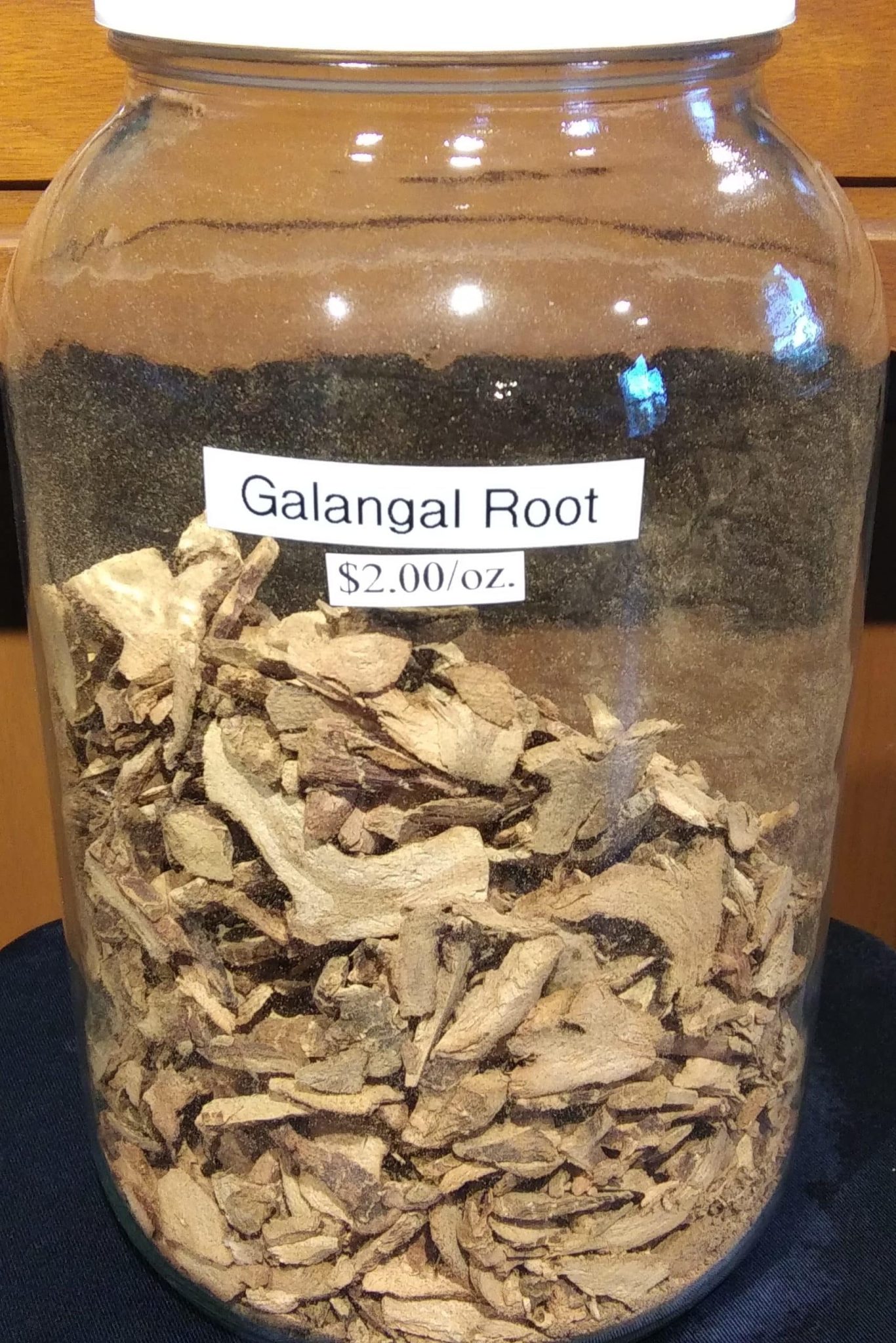 Galangal Root, Organic, 1oz. bag