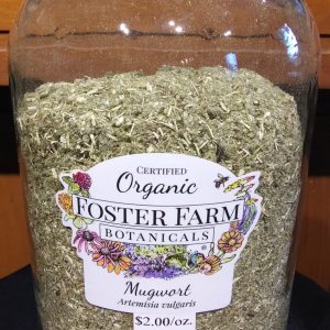Mugwort, Organic, Vermont Grown 1oz. bag