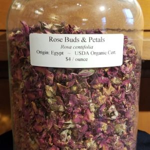 Rose Buds & Petals, Organic, 1oz. bag