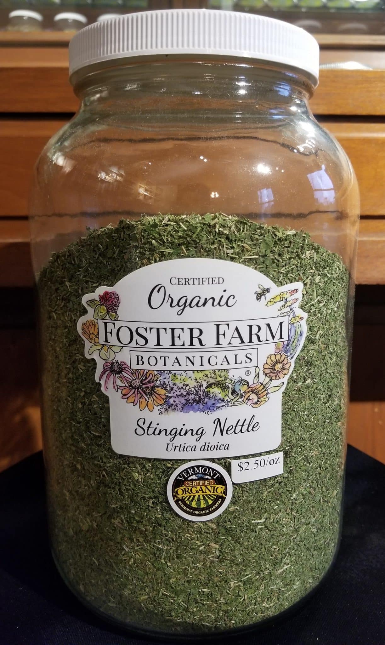 Stinging Nettles herb, Vermont Grown Organic, 1oz. bag