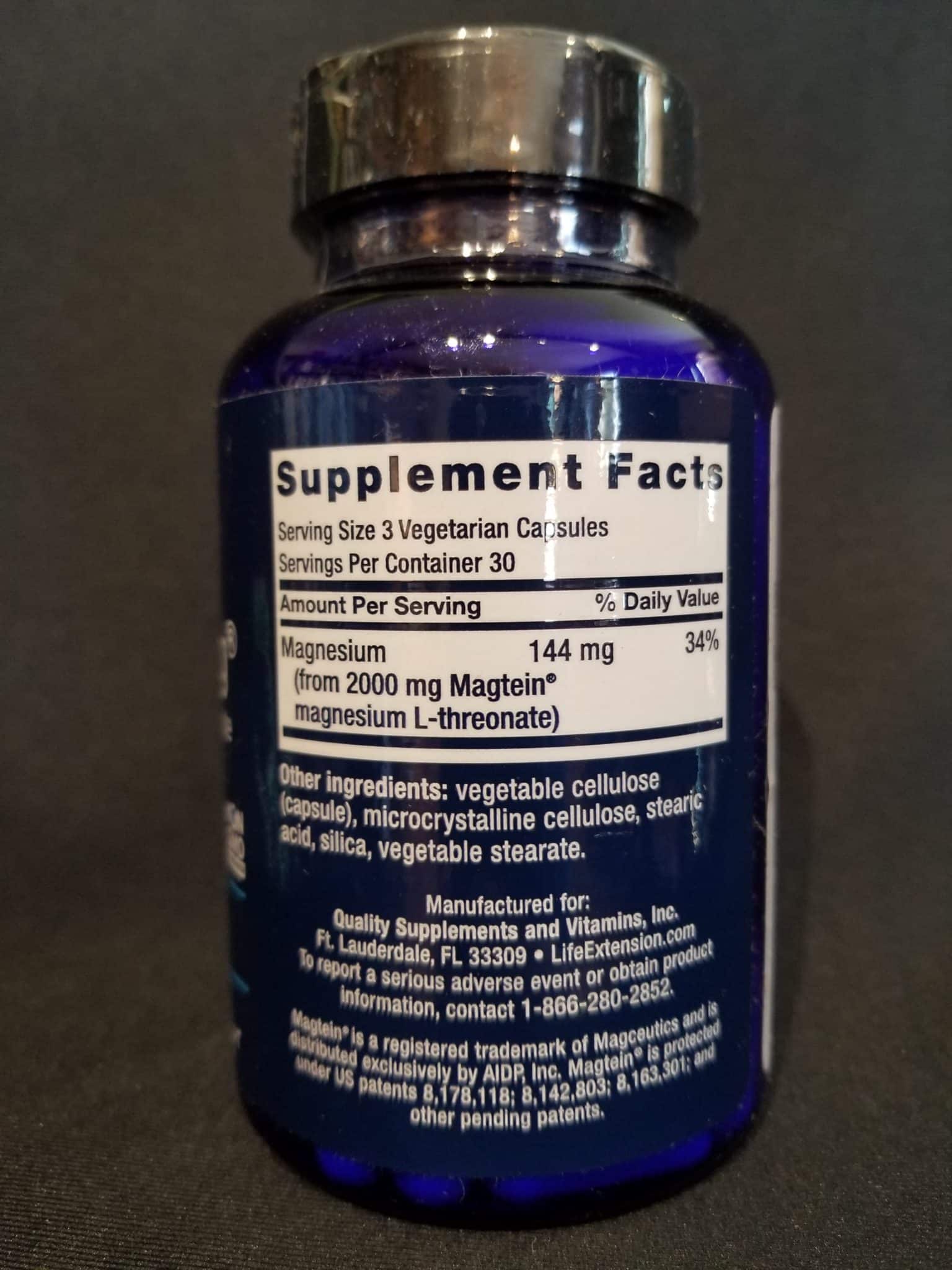 Neuro-Mag Magnesium L-Threonate 90cap - Image 2