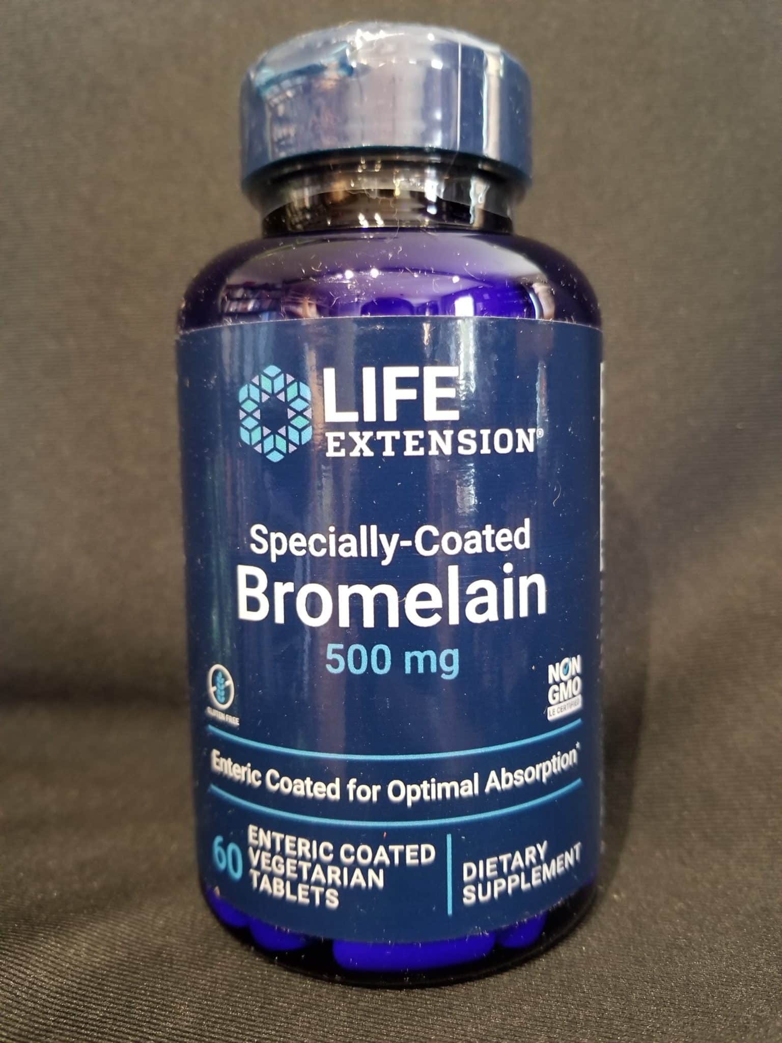 Specially-Coated Bromelain 500mg 60 tabs