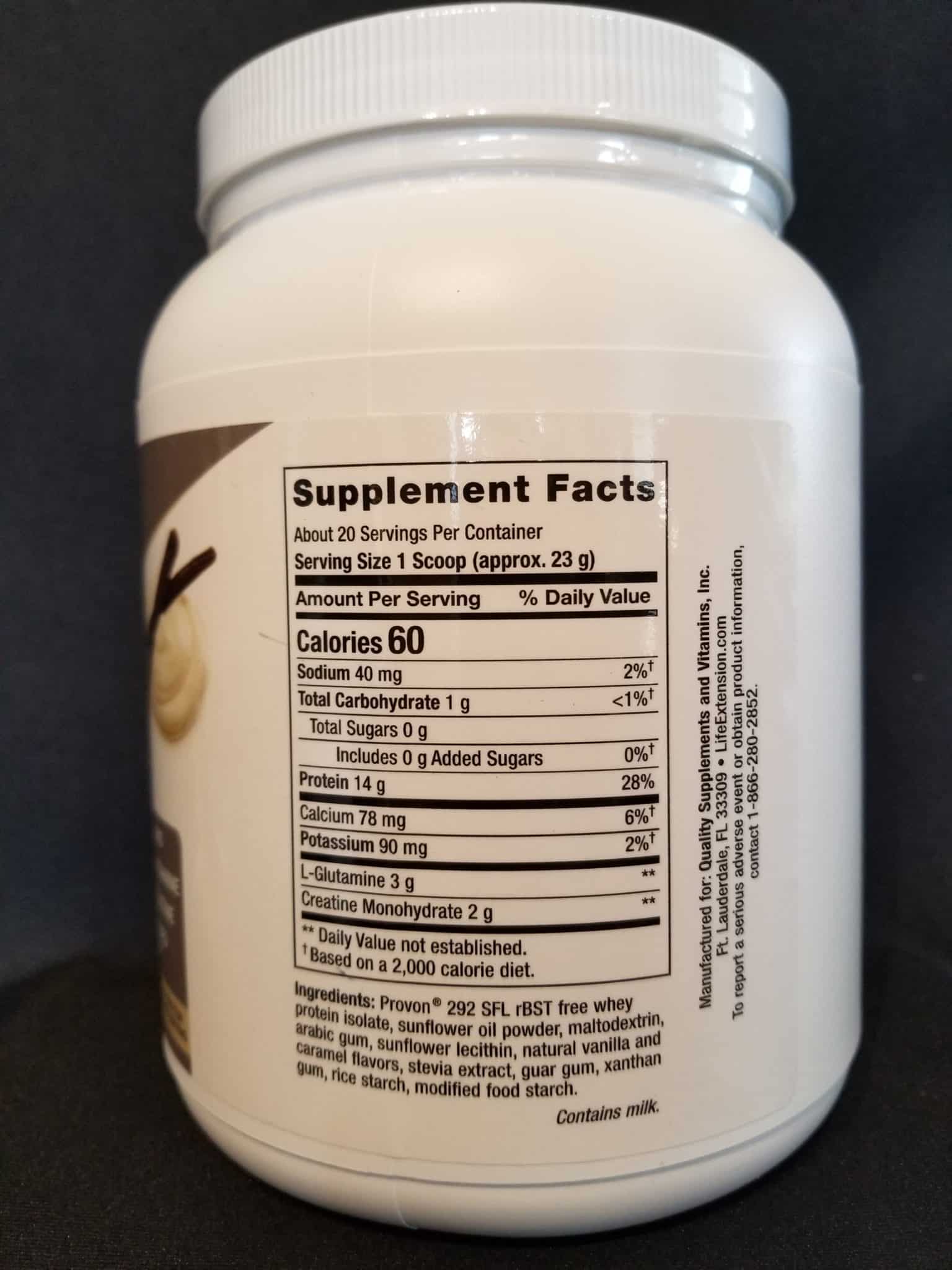 Advanced Whey Protein Isolate - Vanilla 16oz. - Image 2