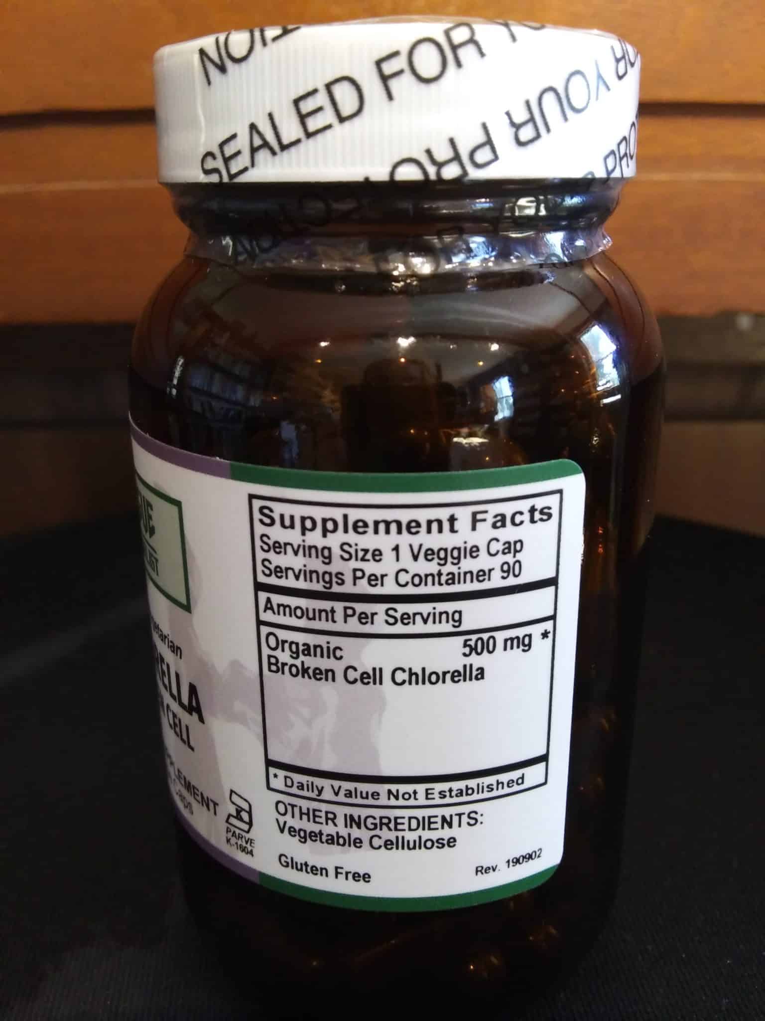 Chlorella, Broken Cell Capsules 90ct - Image 2