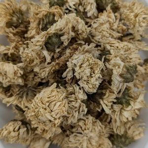 Chrysanthemum Flowers, White, Organic, 1oz. bag