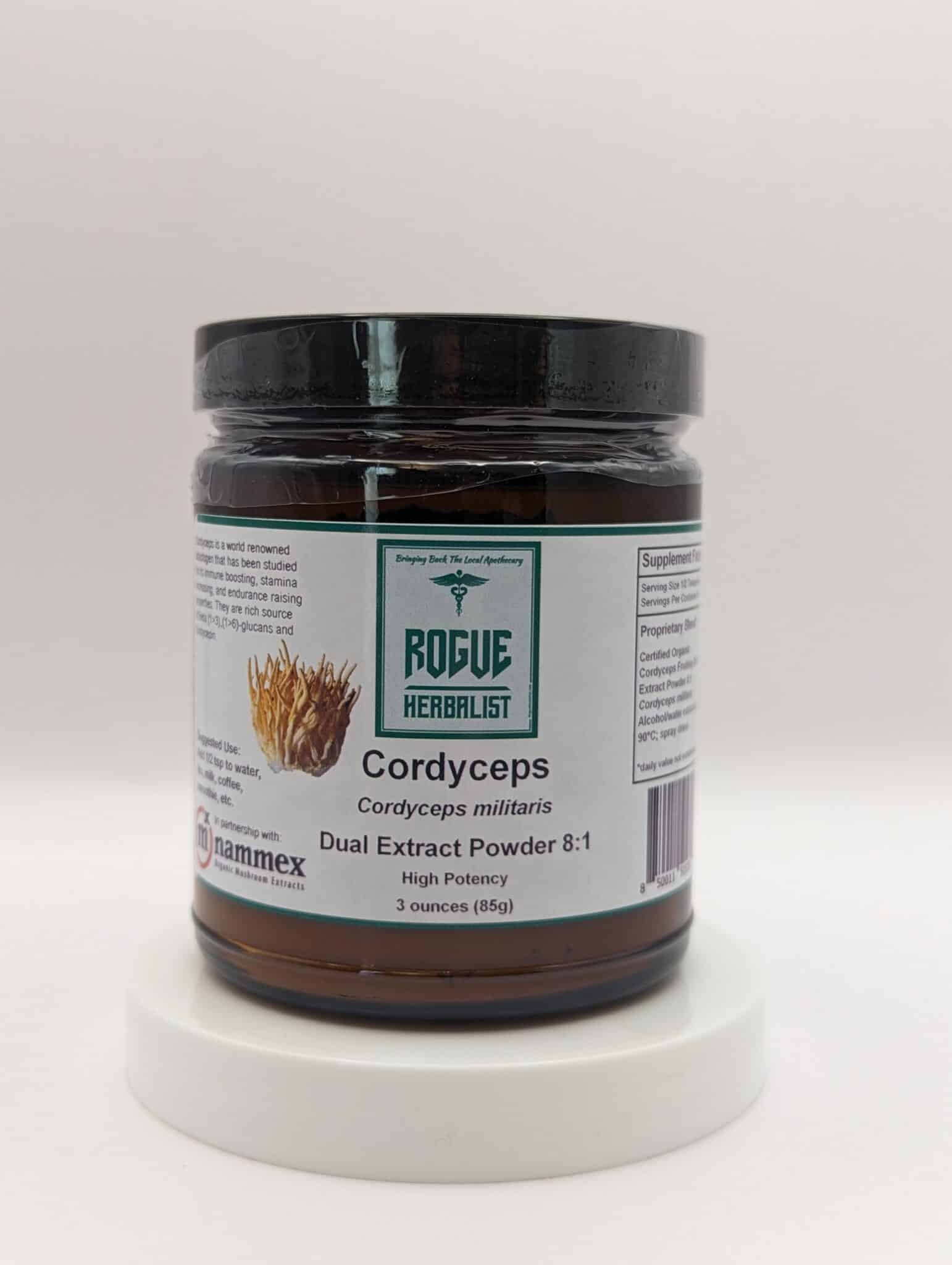 Cordyceps Dual Extract Powder 3oz.
