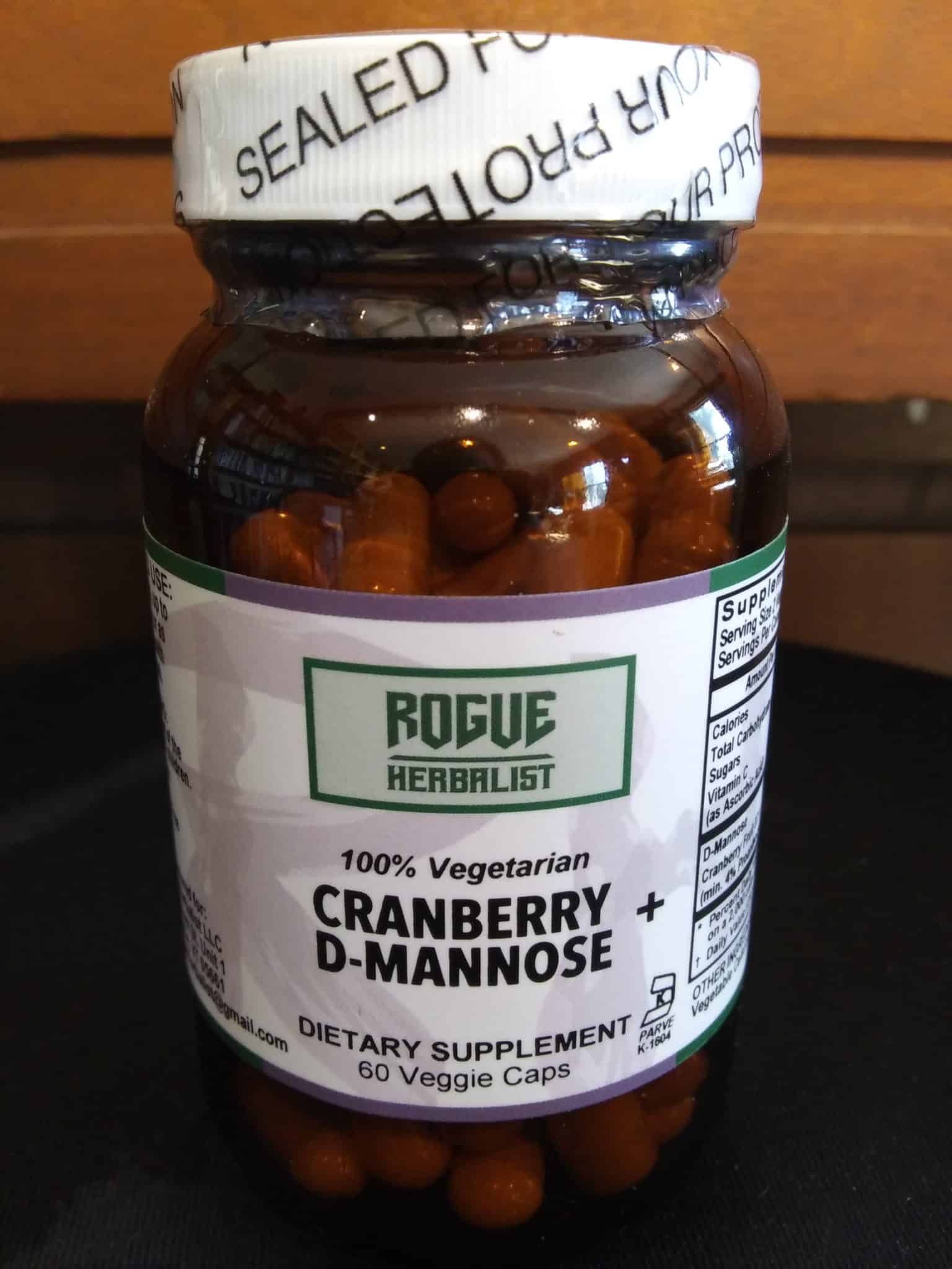 Cranberry + D-Mannose Capsules 60ct