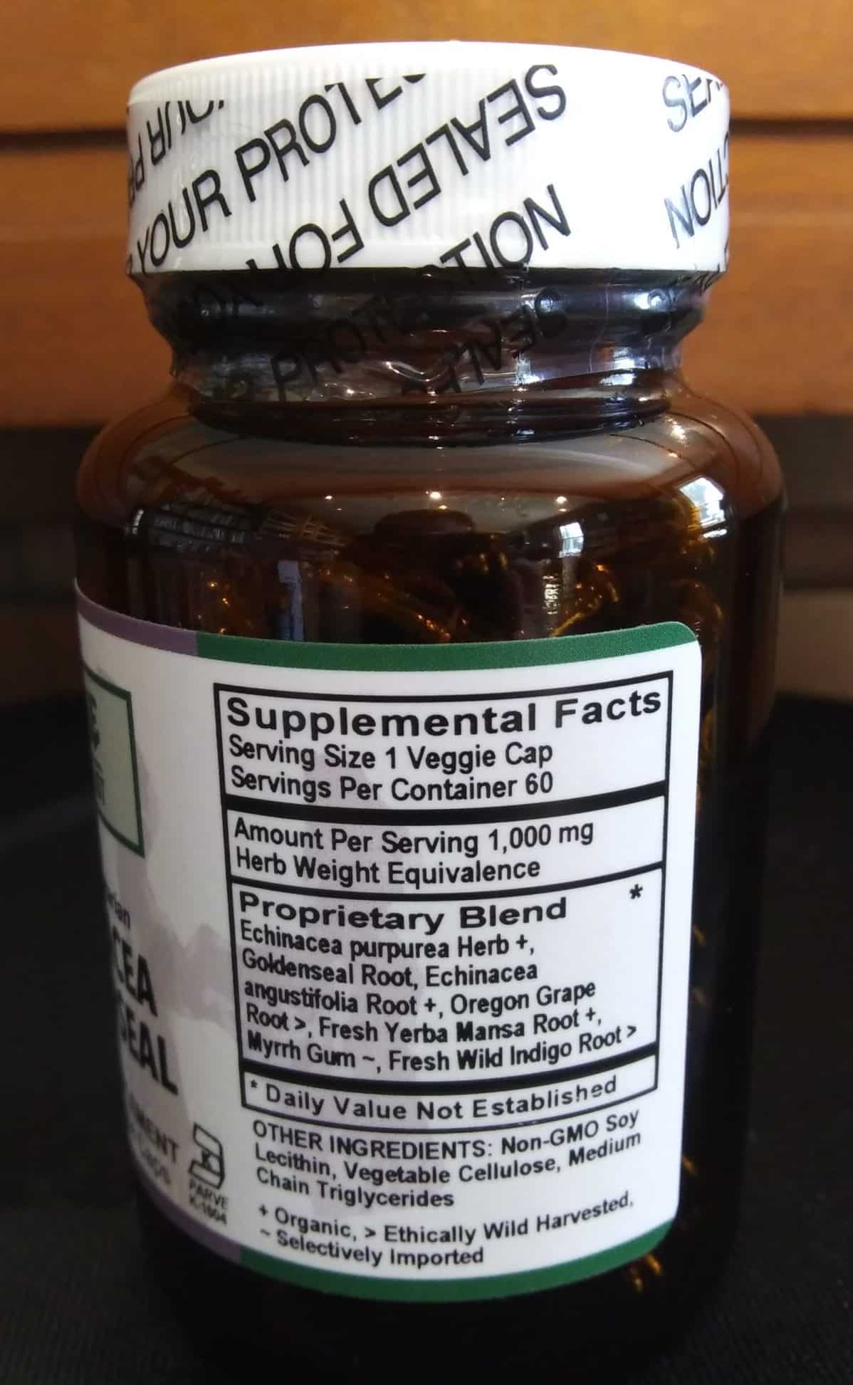Echinacea-Goldenseal Liquid Capsules 60ct - Image 2