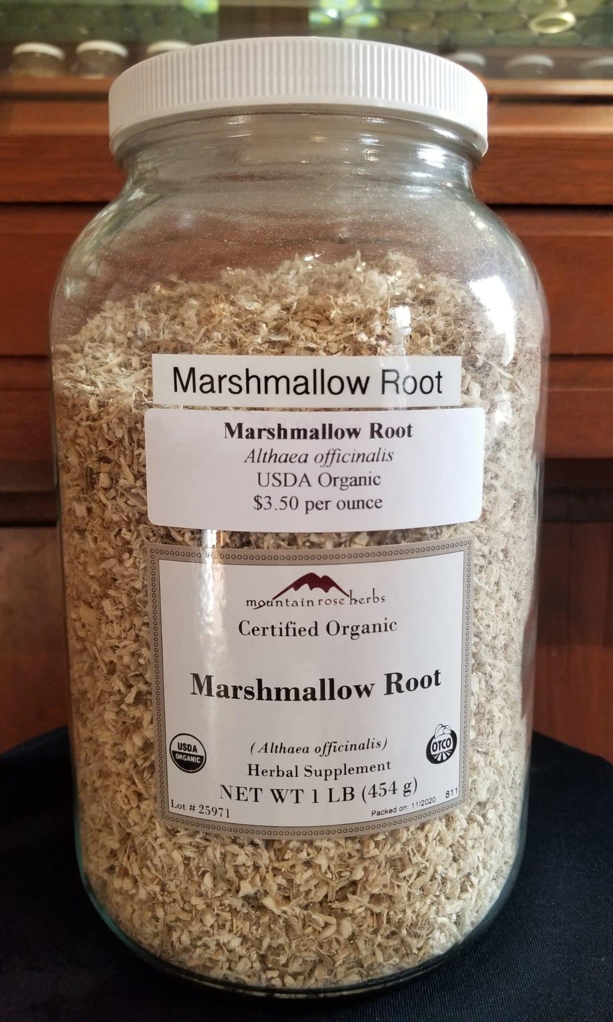 Marshmallow Root, Organic, 1oz.