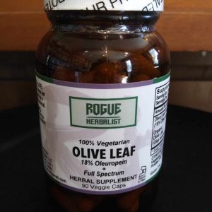 Olive Leaf Powder Capsules Standardized 90ct