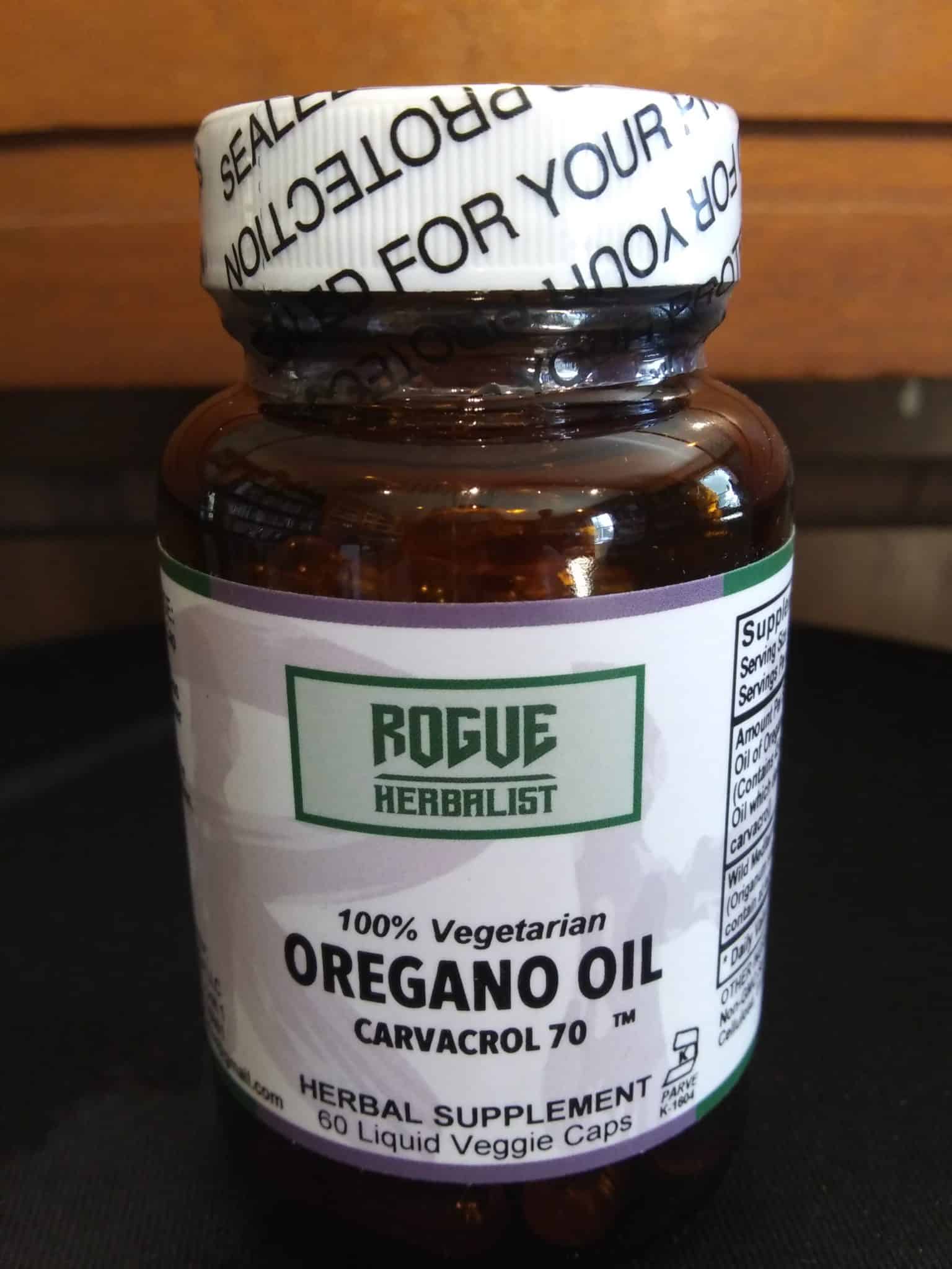 Oregano Oil Liquid Capsules Standardized 60ct