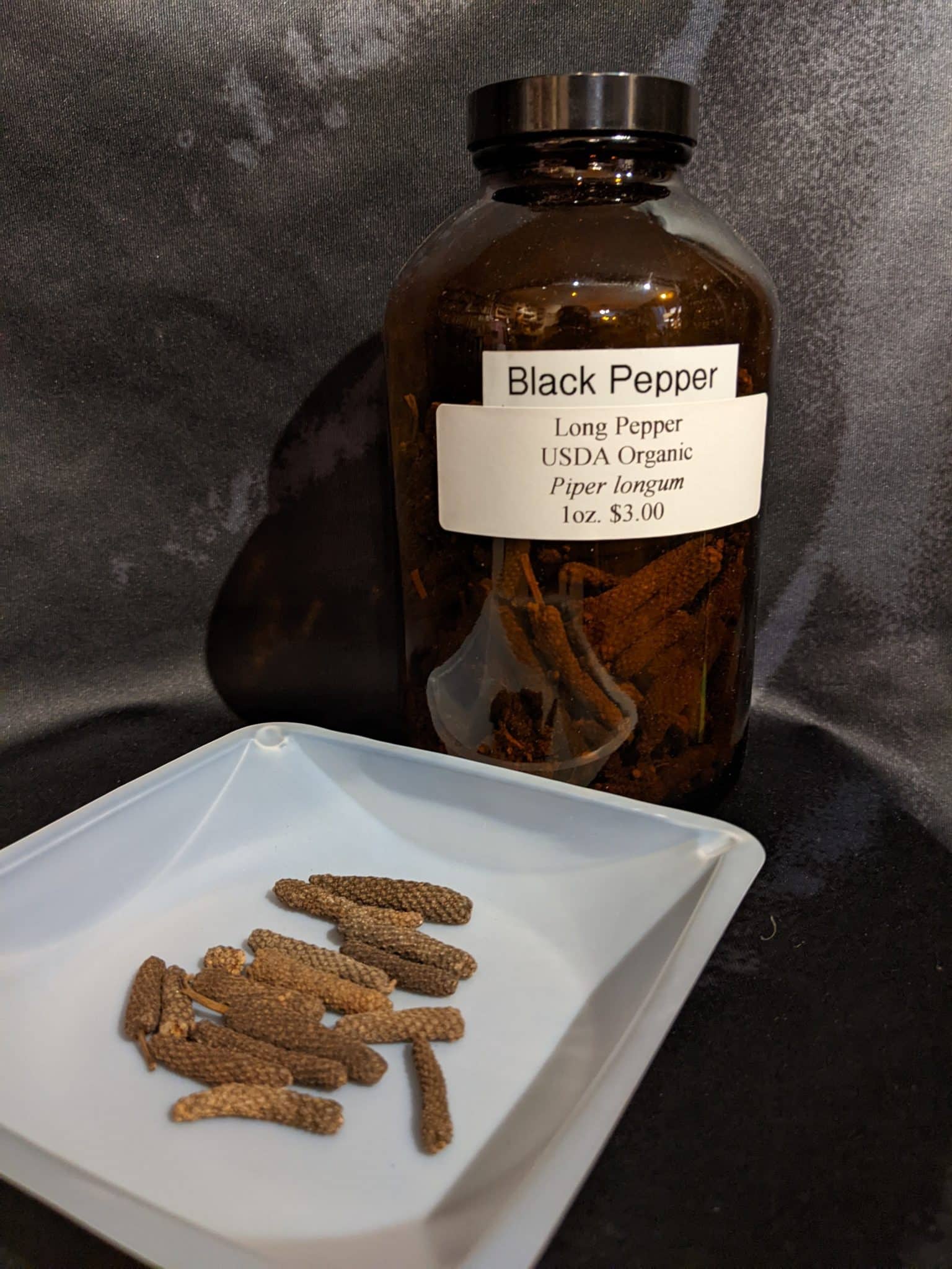 Balinese Long Pepper, Wildcrafted, 1oz.