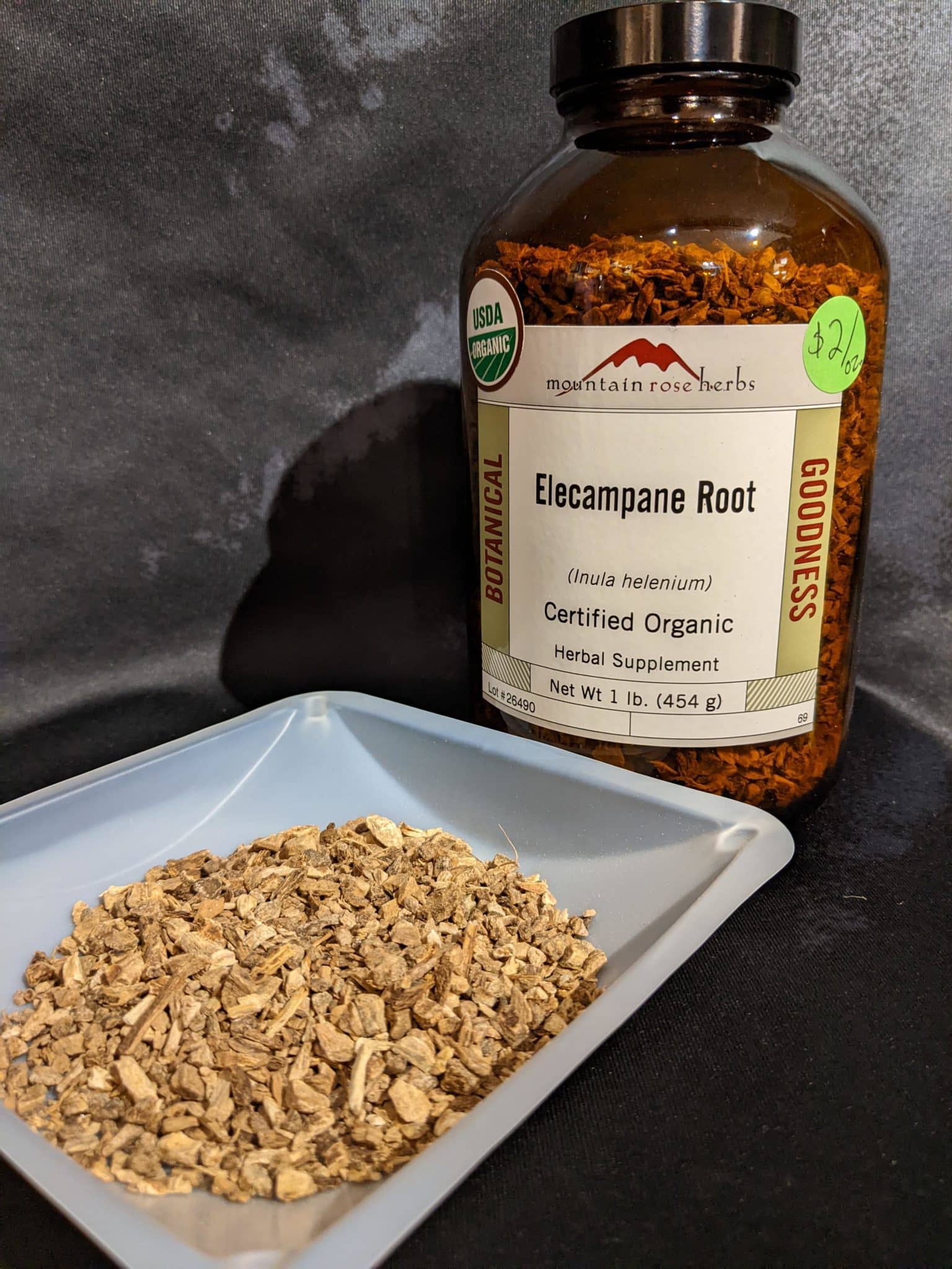 Elecampane Root, Organic, 1oz. bag