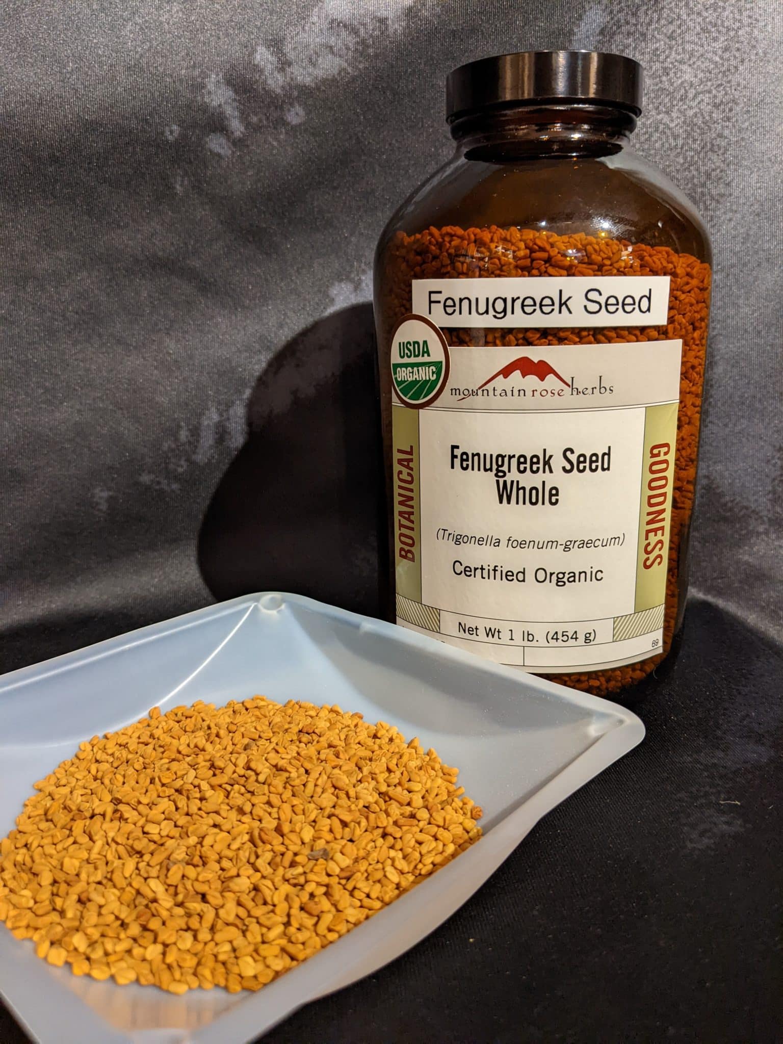 Fenugreek Seed, Organic, 1oz. bag