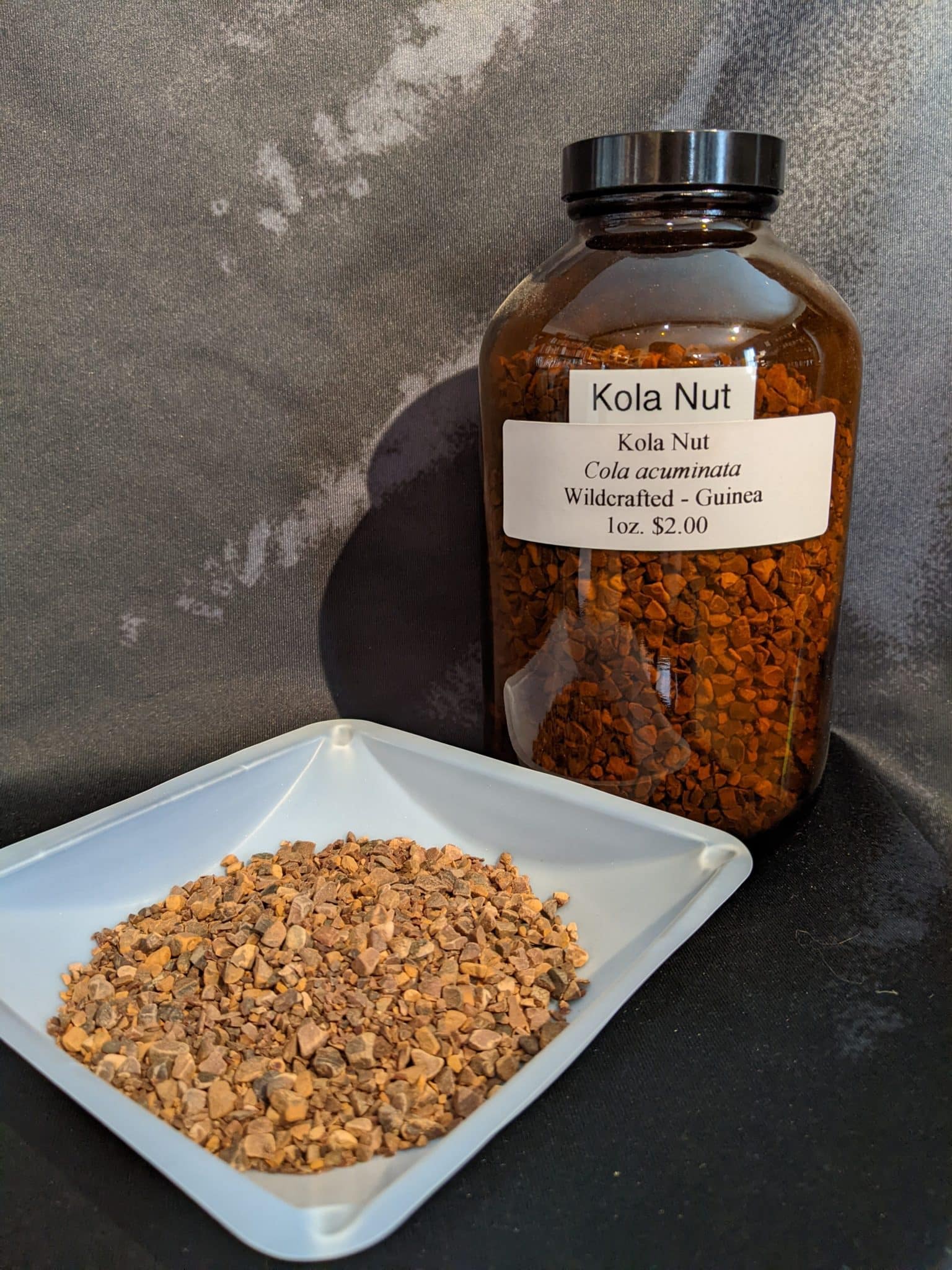 Kola Nut, Wildcrafted, 1oz. bag