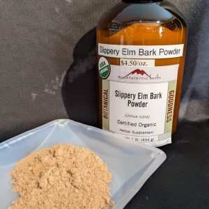 Slippery Elm Bark Powder, Organic, 1oz. bag