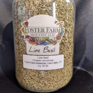 Lime Basil, Organic, Vermont grown 1oz. bag