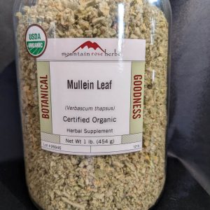 Mullein Leaf, Wildcrafted or Organic, 1oz. bag