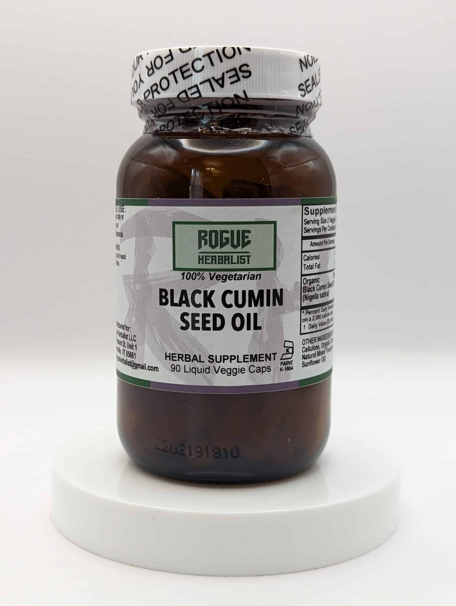 Black Cumin Seed Oil - 90 Liquid Veggie Caps