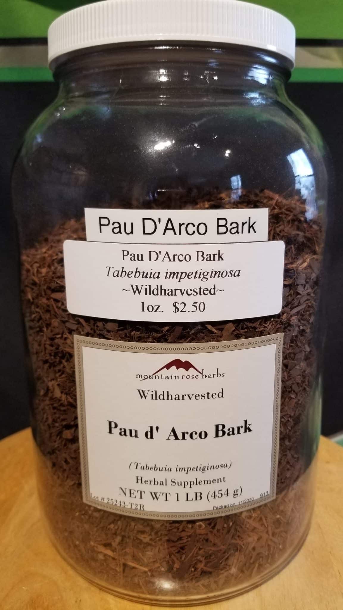 Pau D'Arco Bark, Organic, 1oz. bag