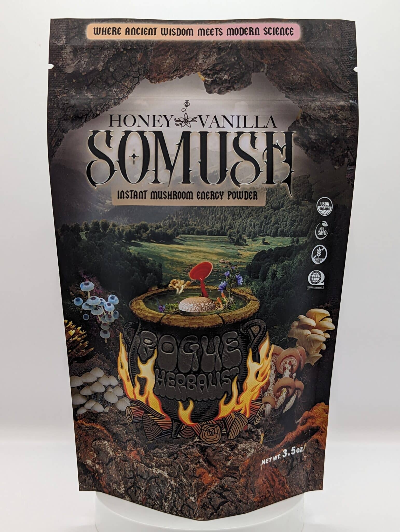 SoMush Honey Vanilla Mushroom 'Coffee' 3.5oz.