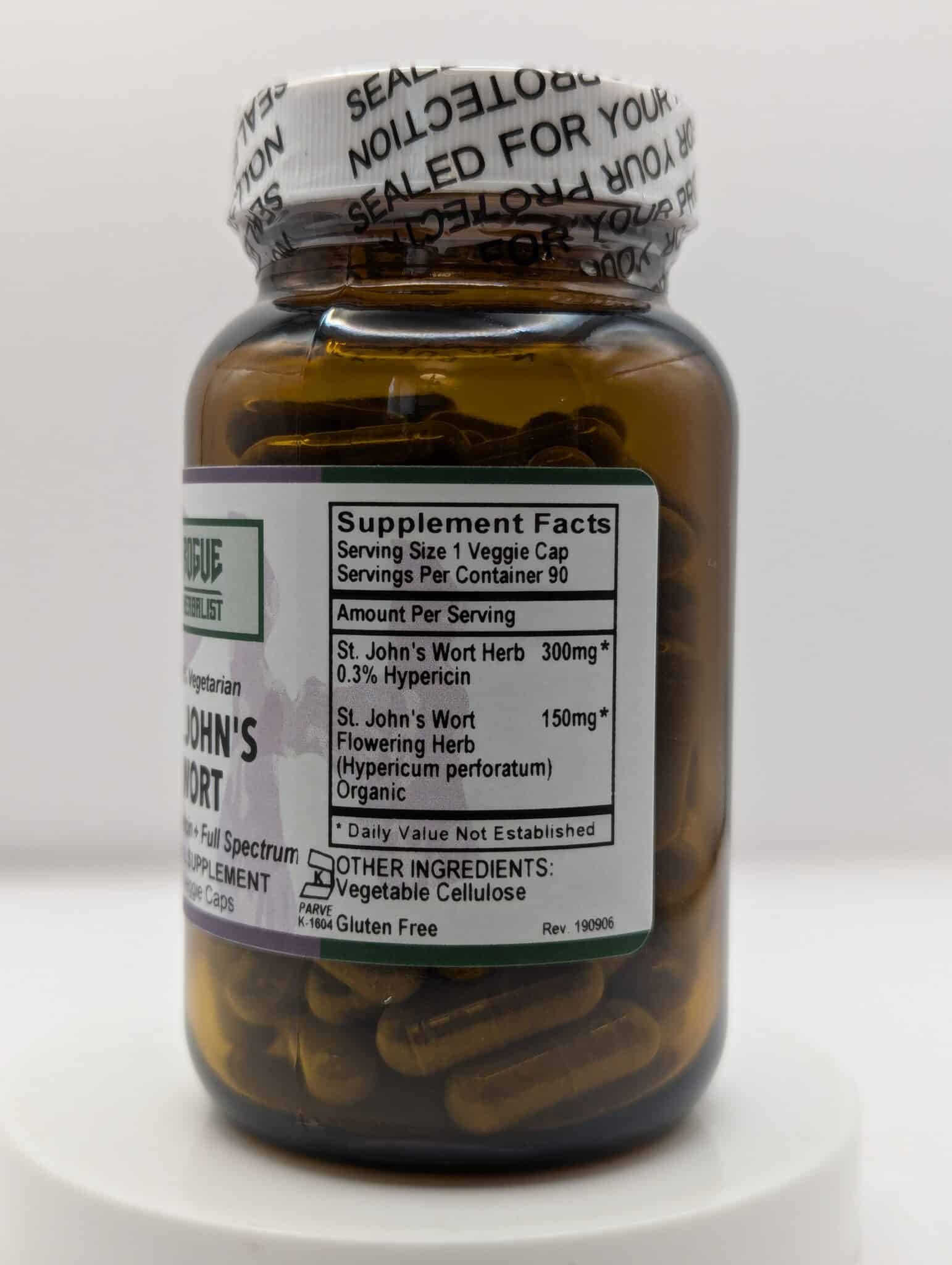 St. John's Wort Powder Capsules 90ct - Image 2