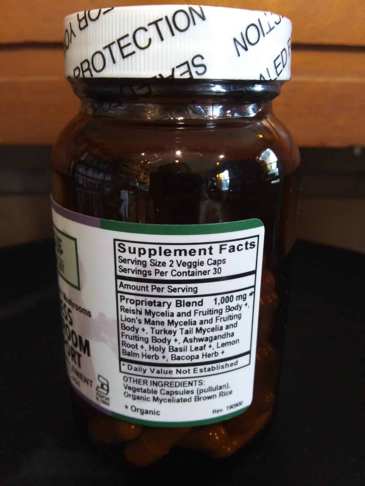 Stress Mushroom Support Capsules 60ct - Image 2