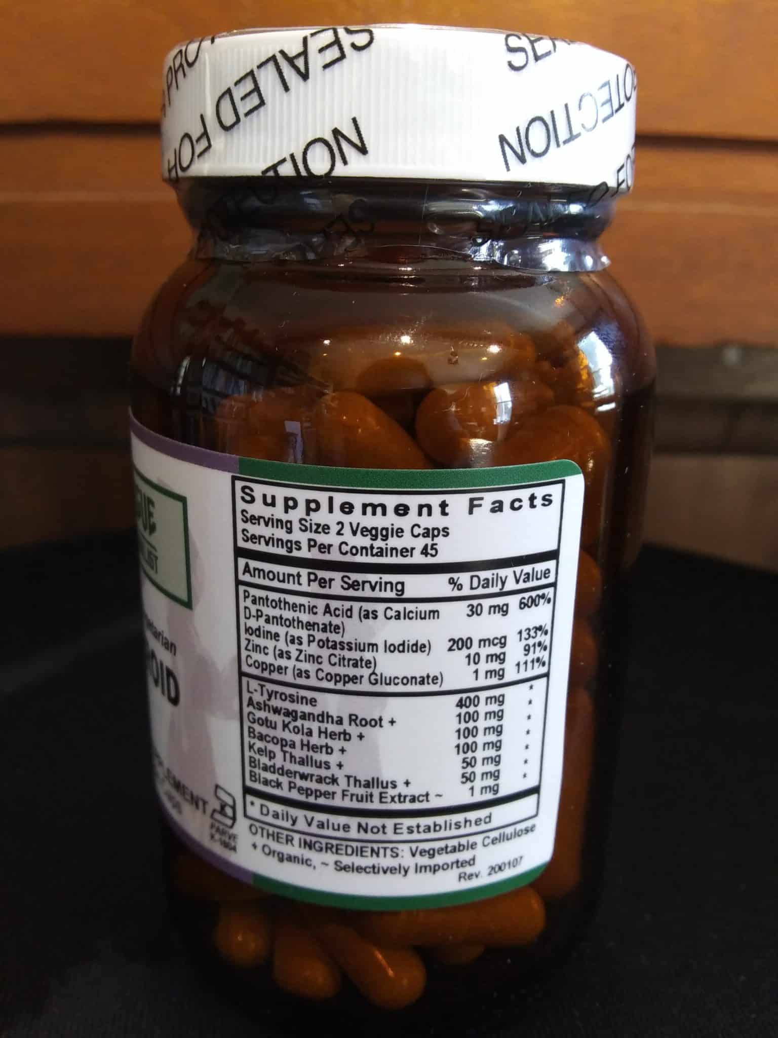 Thyroid Powder Capsules 90ct - Image 2