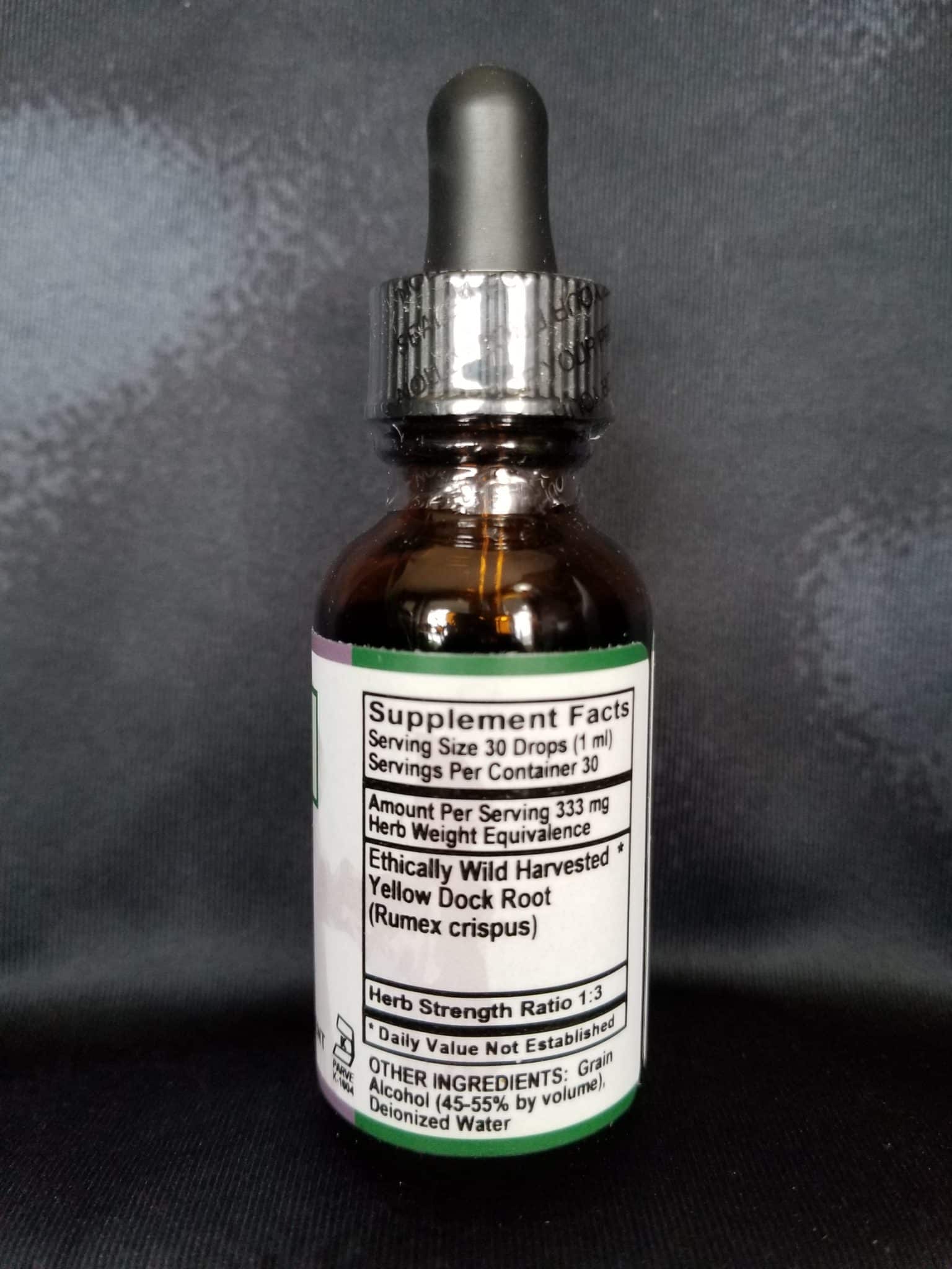 Yellow Dock Tincture 1oz. - Image 2