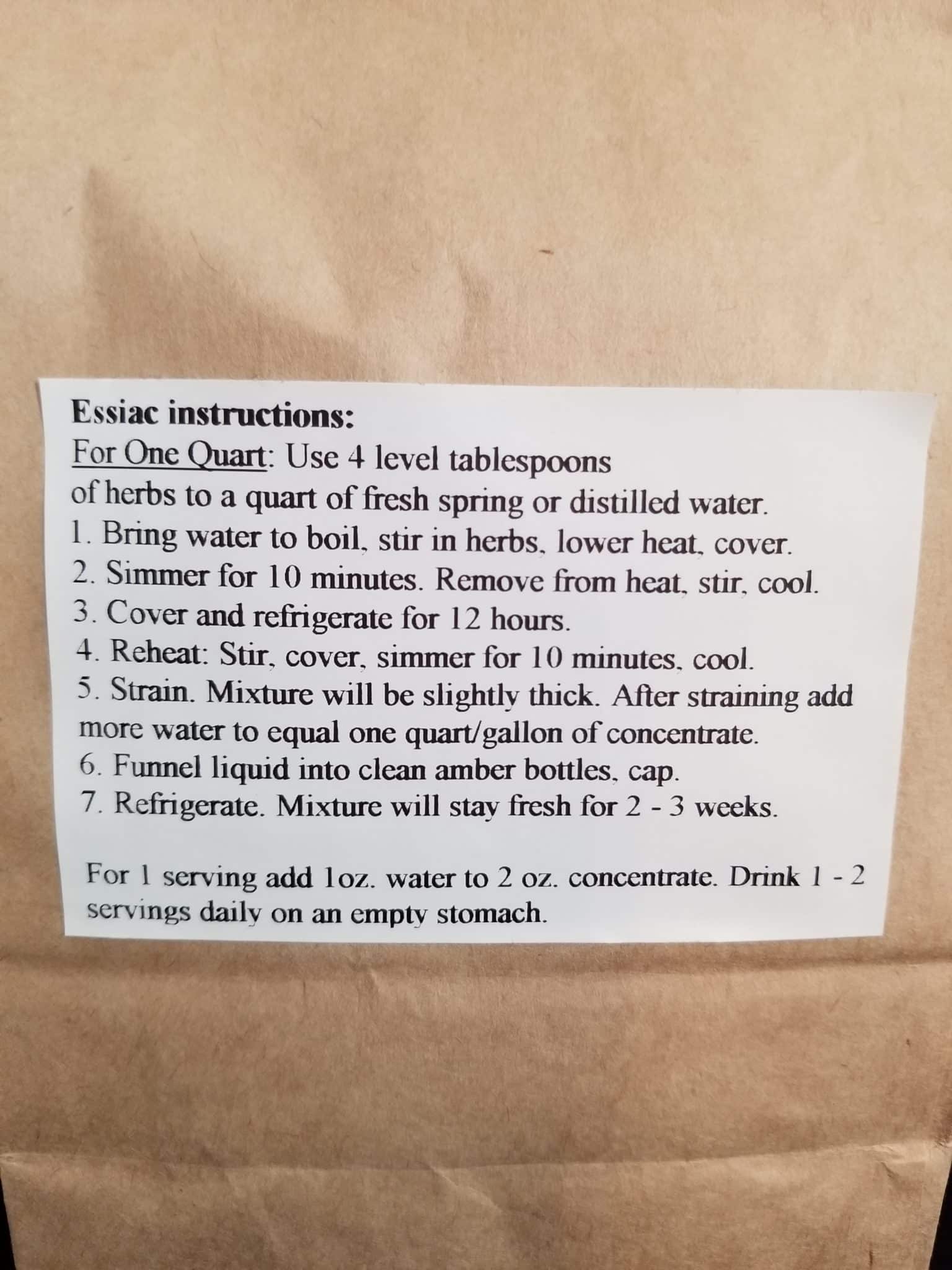 Essiac Herb Blend 4oz. - Image 2