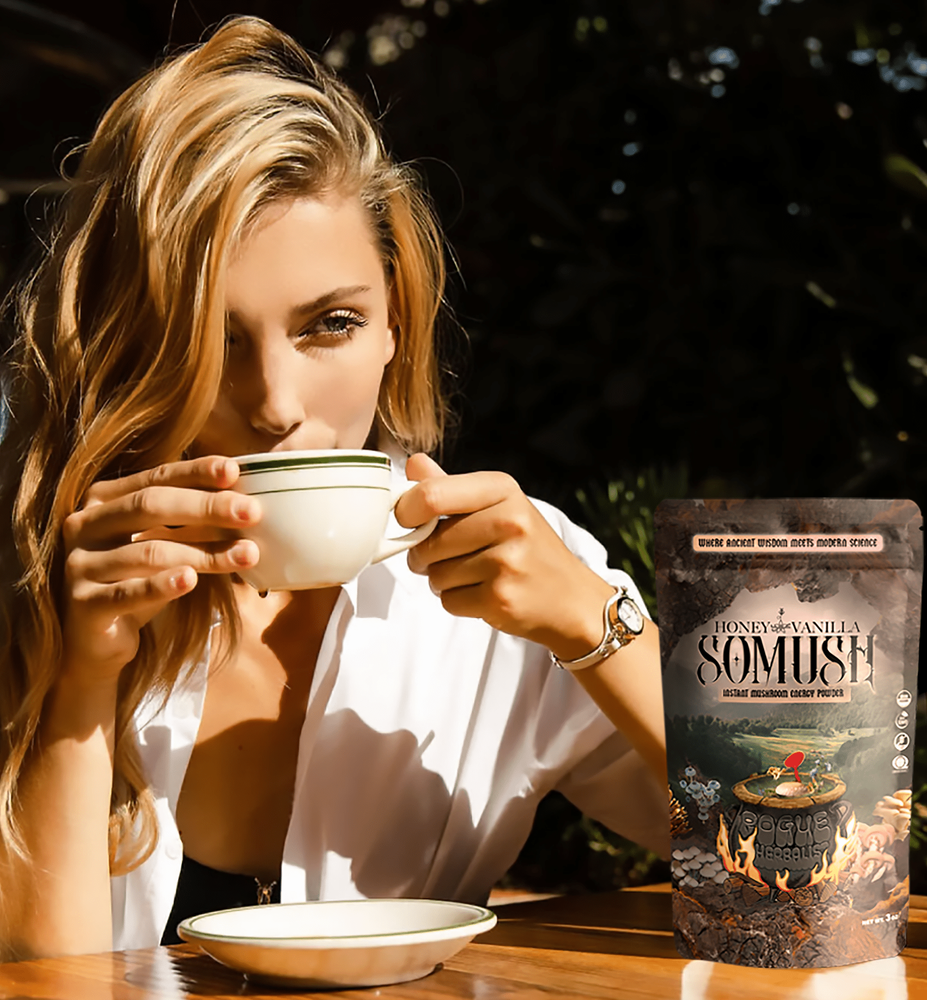SoMush Honey Vanilla Mushroom 'Coffee' 3.5oz. - Image 4